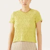 New Adina T-shirt Lace Floral Lime T-Shirts & Tanks | Clothing