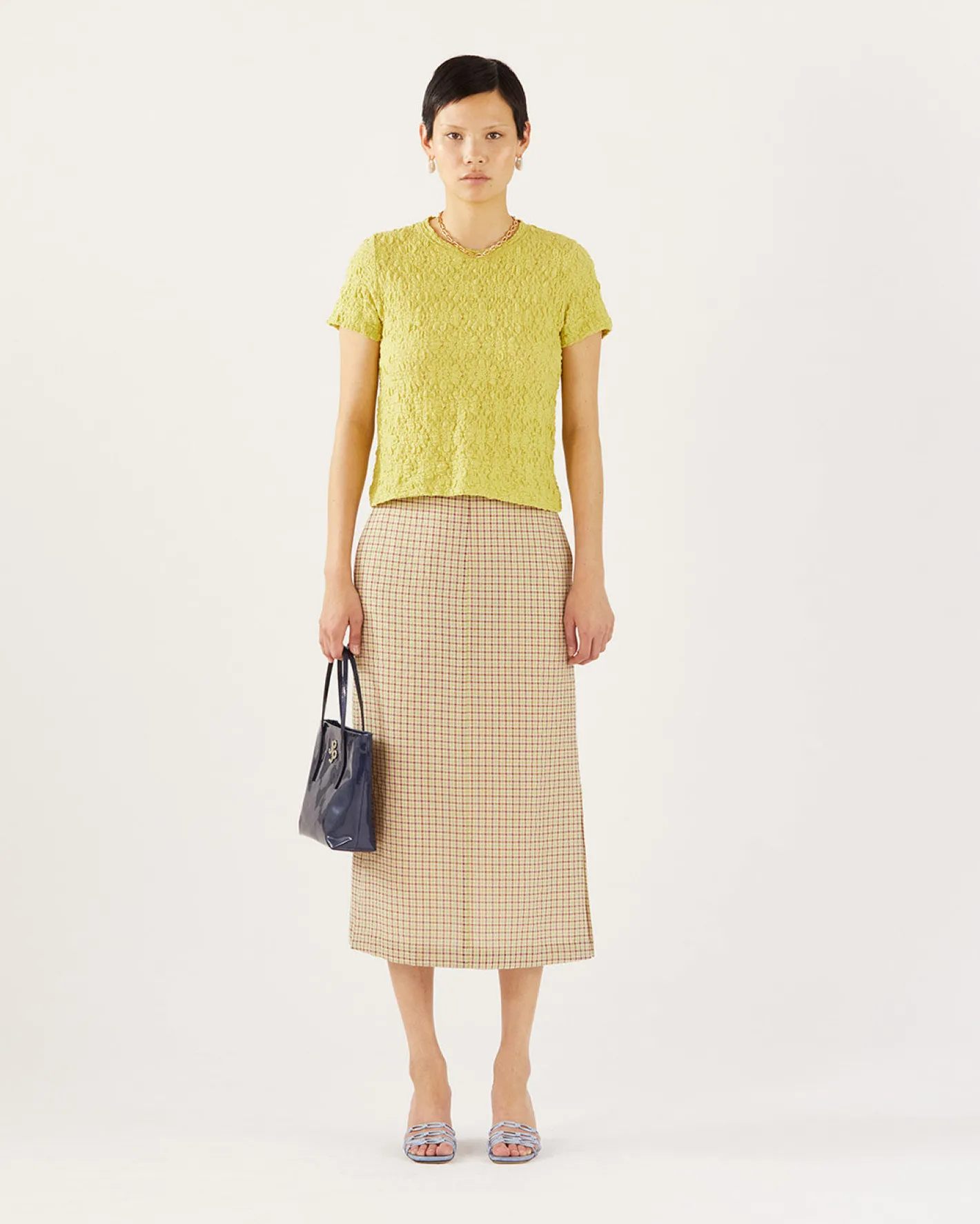 New Adina T-shirt Lace Floral Lime T-Shirts & Tanks | Clothing