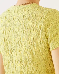 New Adina T-shirt Lace Floral Lime T-Shirts & Tanks | Clothing
