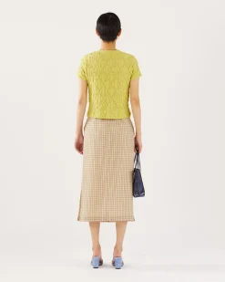 New Adina T-shirt Lace Floral Lime T-Shirts & Tanks | Clothing