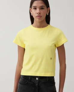 Best Adina T-Shirt Organic Cotton Jersey Yellow T-Shirts & Tanks | Clothing