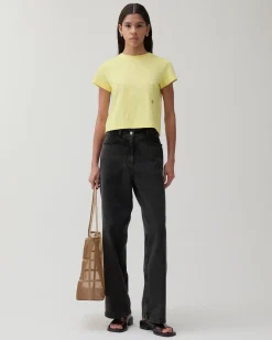 Best Adina T-Shirt Organic Cotton Jersey Yellow T-Shirts & Tanks | Clothing