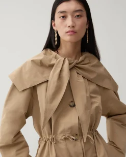 Discount Alana Trenchcoat Taffeta Sand Trenches | Trenches