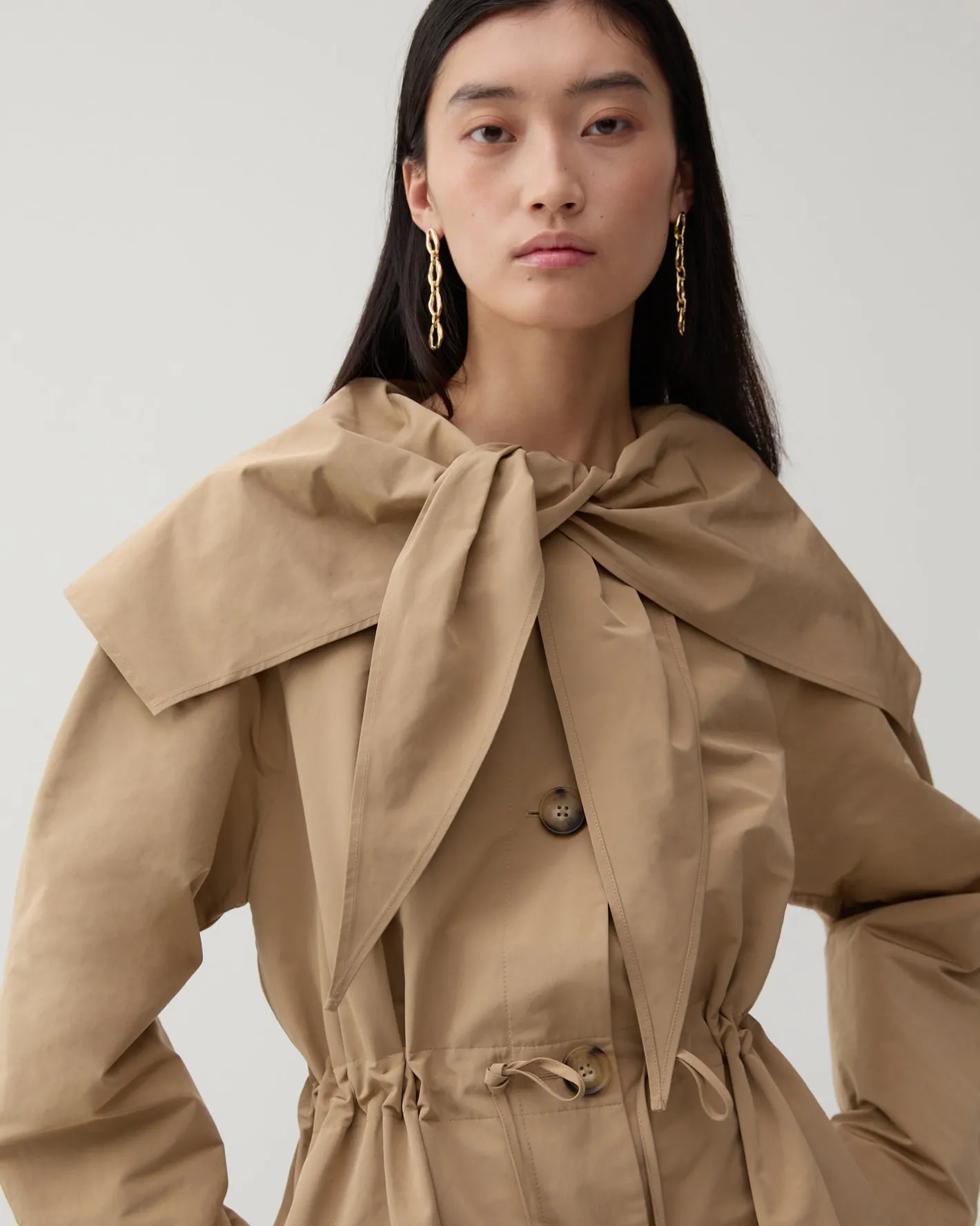 Discount Alana Trenchcoat Taffeta Sand Trenches | Trenches