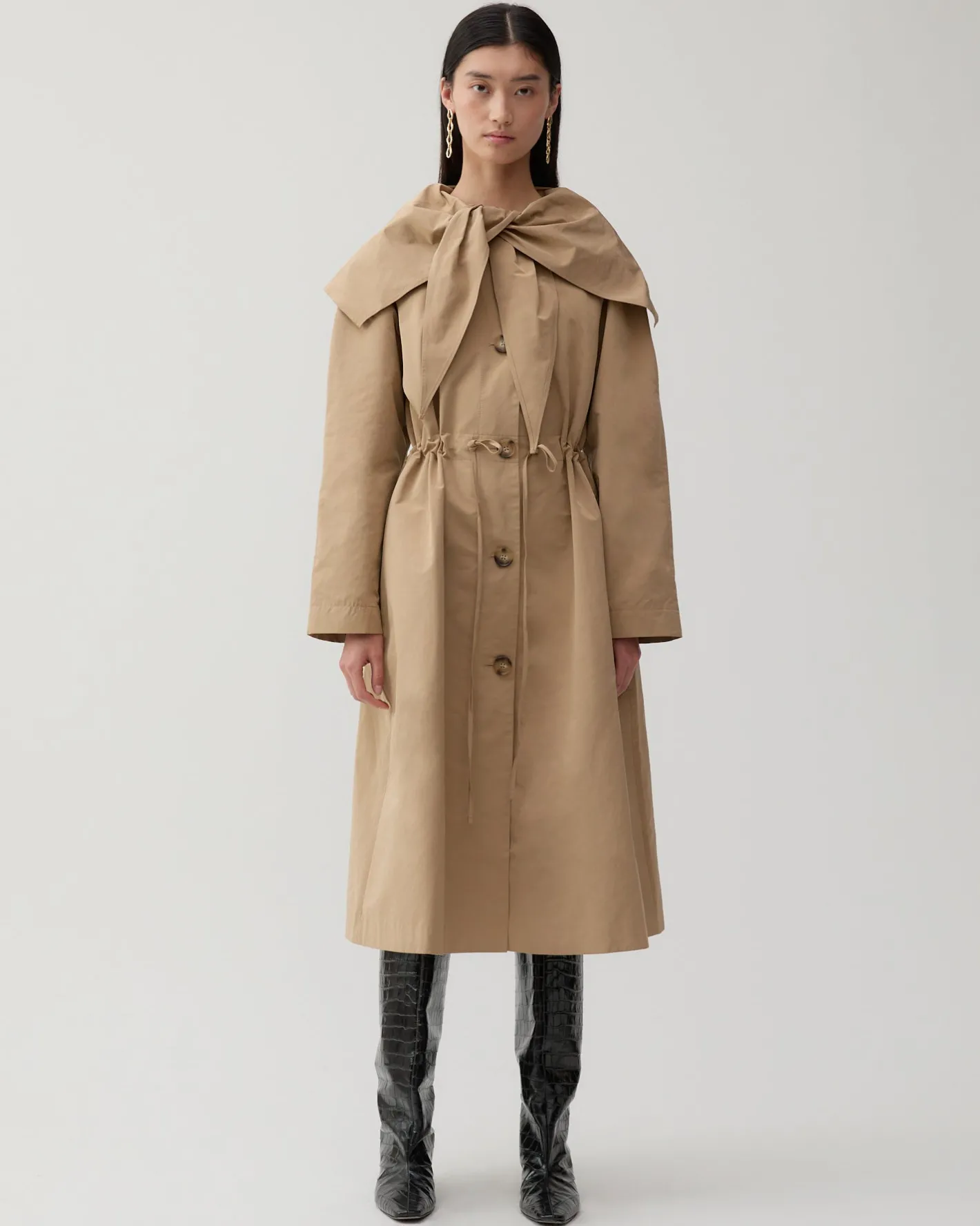 Discount Alana Trenchcoat Taffeta Sand Trenches | Trenches