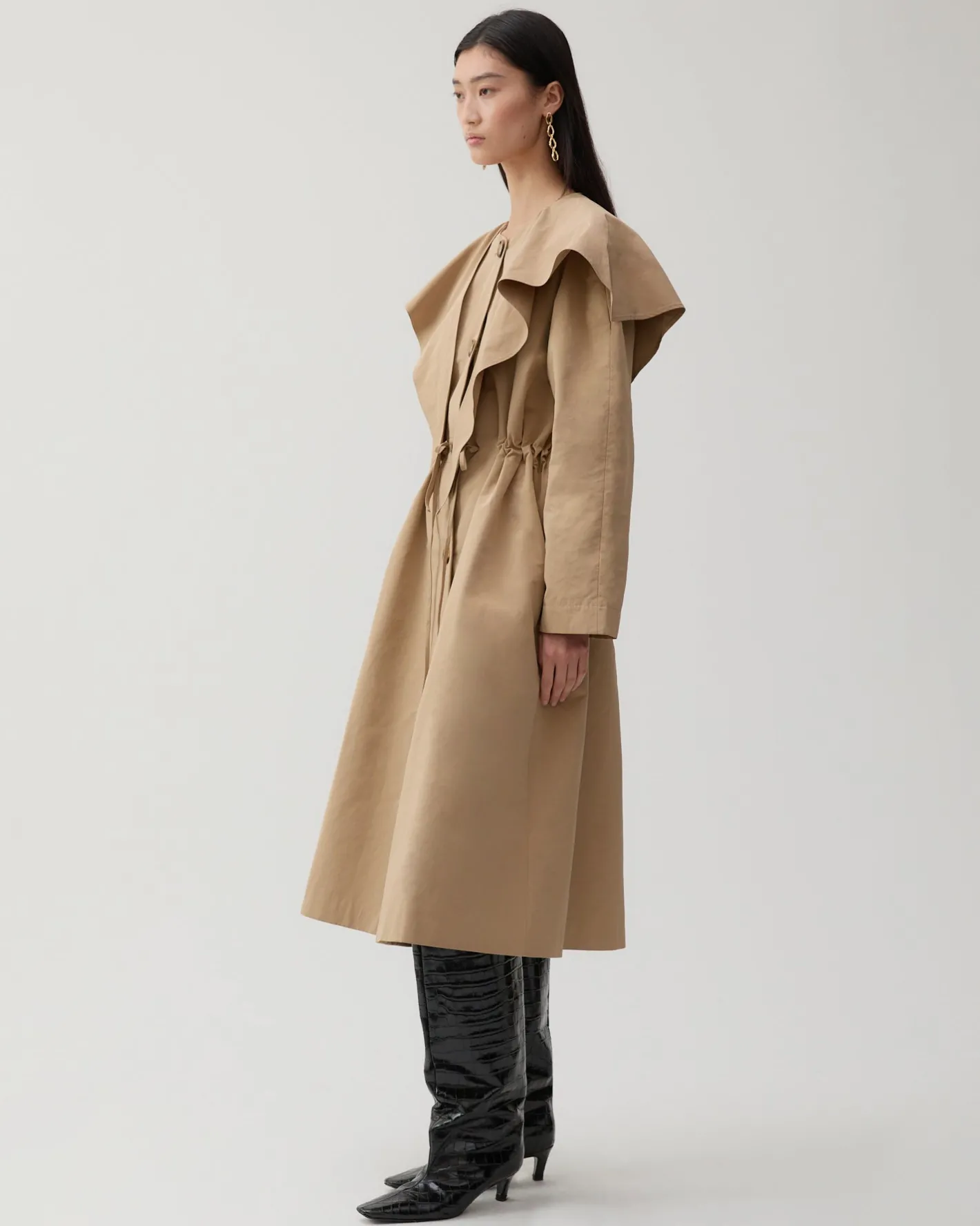 Discount Alana Trenchcoat Taffeta Sand Trenches | Trenches