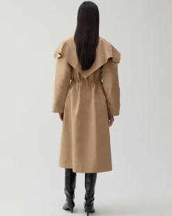 Discount Alana Trenchcoat Taffeta Sand Trenches | Trenches