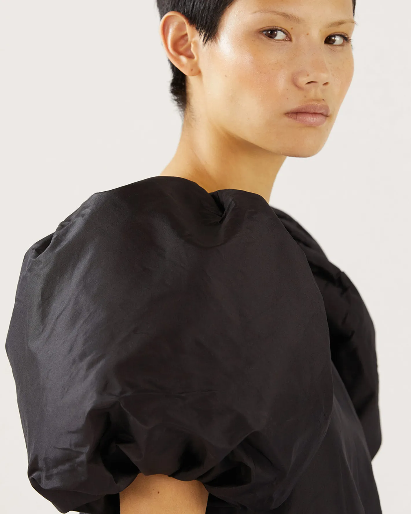 Online Alara Blouse Recycled Blend Taffeta Navy Shirts & Blouses | Clothing