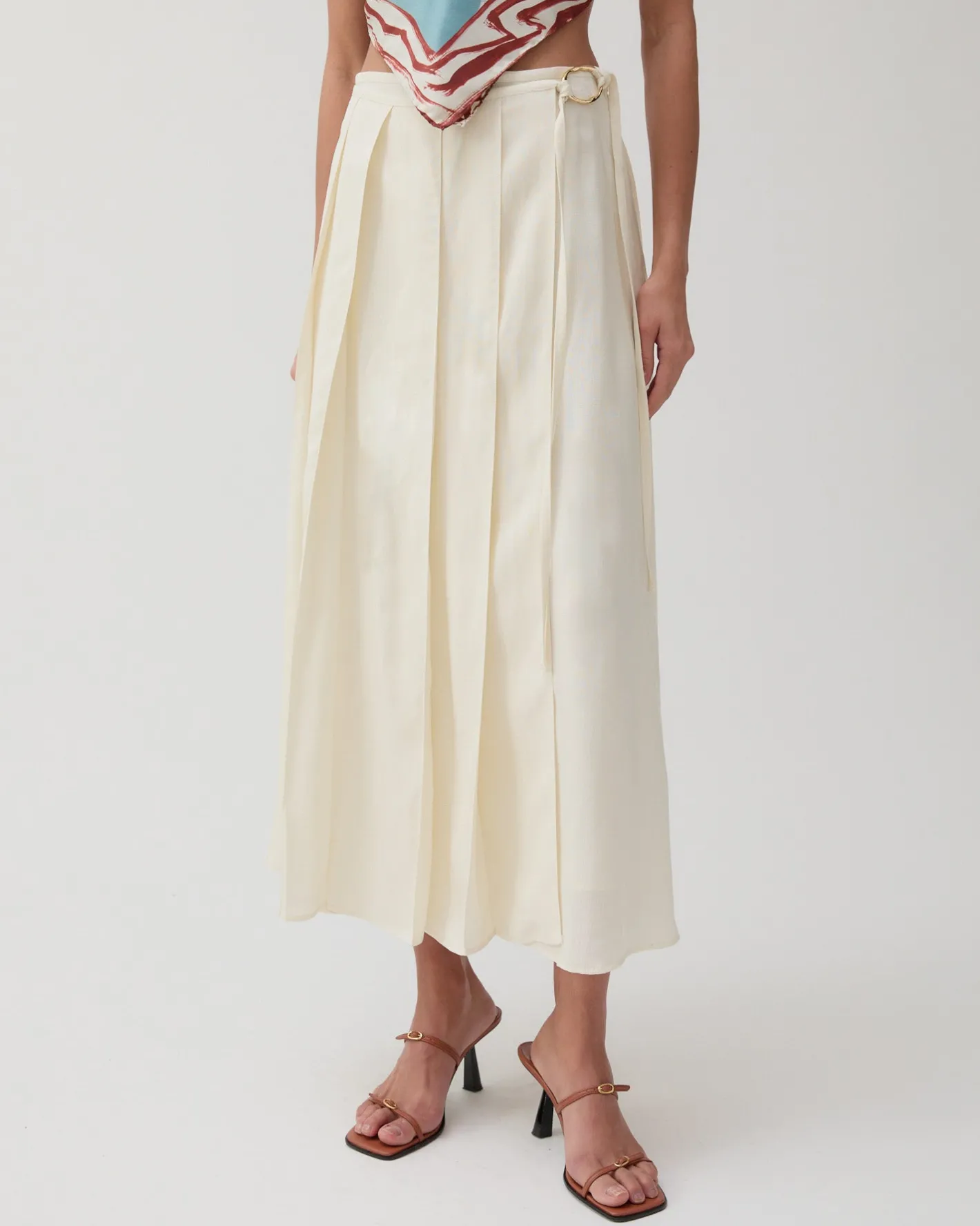 Fashion Alice Skirt Viscose Off-White Skirts | Tailoring