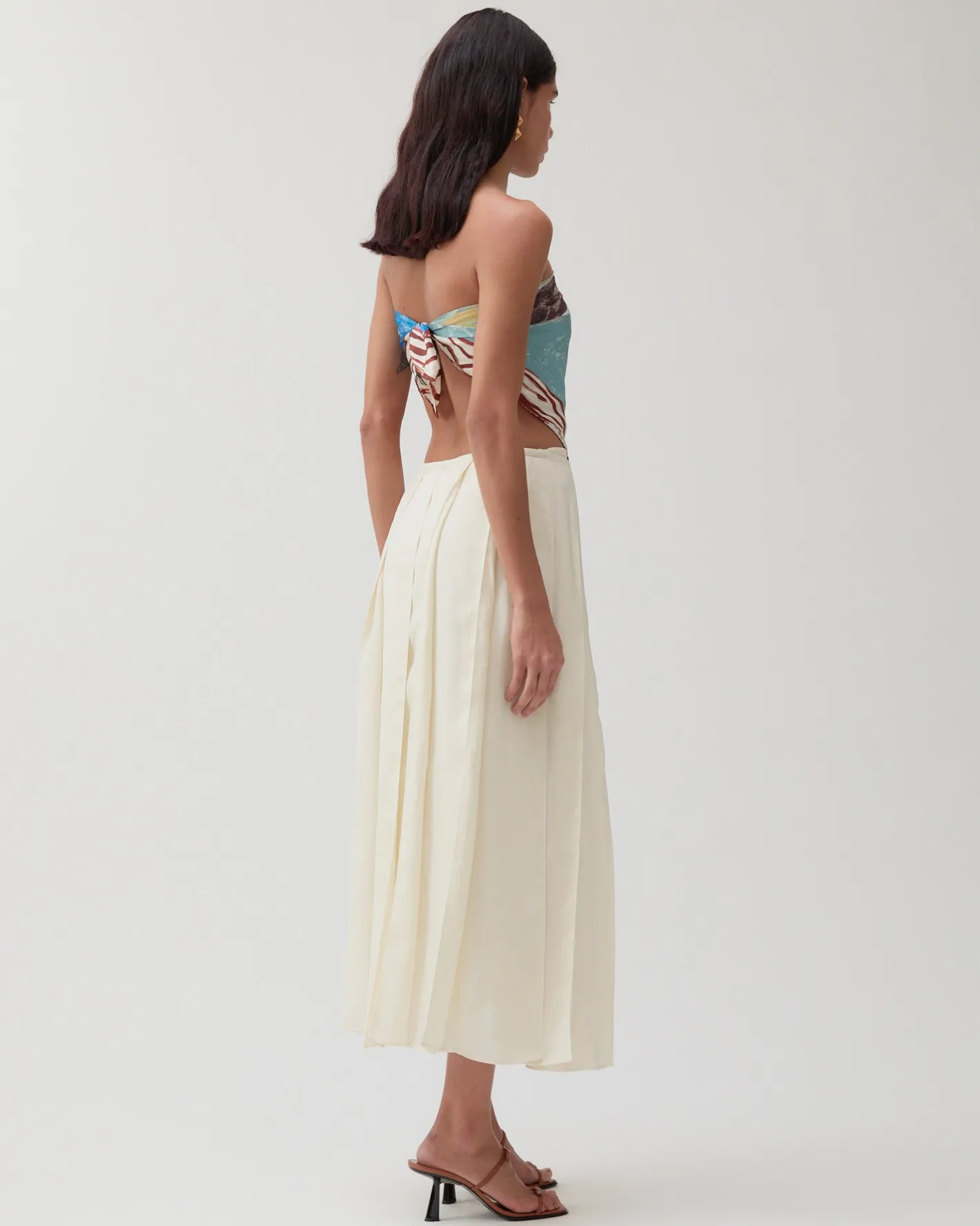 Fashion Alice Skirt Viscose Off-White Skirts | Tailoring
