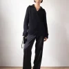 Hot Alison Sweater Chunky Alpaca Black Knitwear | Clothing