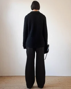 Hot Alison Sweater Chunky Alpaca Black Knitwear | Clothing