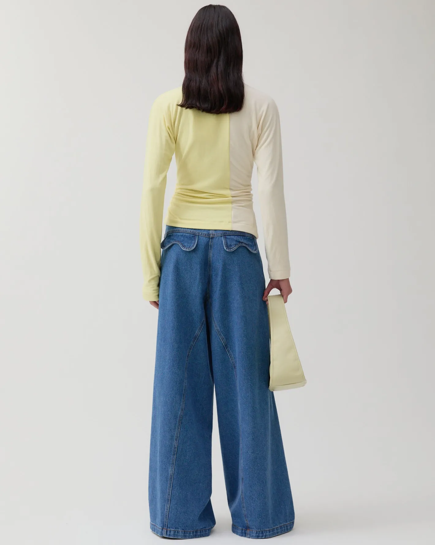 Hot Analyn Top Tencel Blend Jersey Yellow T-Shirts & Tanks | Clothing