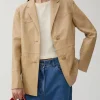 Best Andrea Jacket Faux Leather Beige Jackets | Jackets