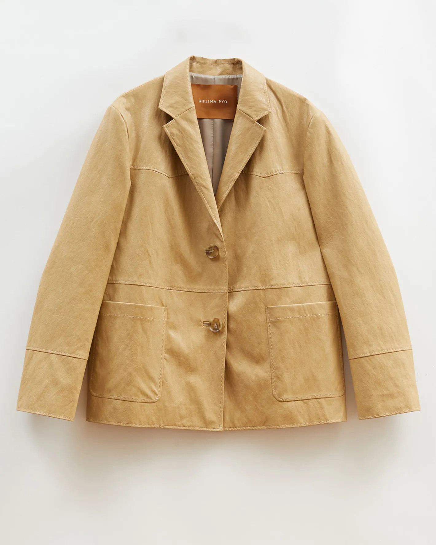 Best Andrea Jacket Faux Leather Beige Jackets | Jackets