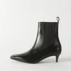 Clearance Ankle Boot Leather Nero Boots
