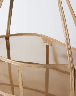 Discount Ariah Tote Mesh + Leather Cappuccino Everyday
