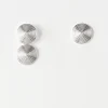 Sale Asymmetric Spin Earrings Silver Plated Earrings