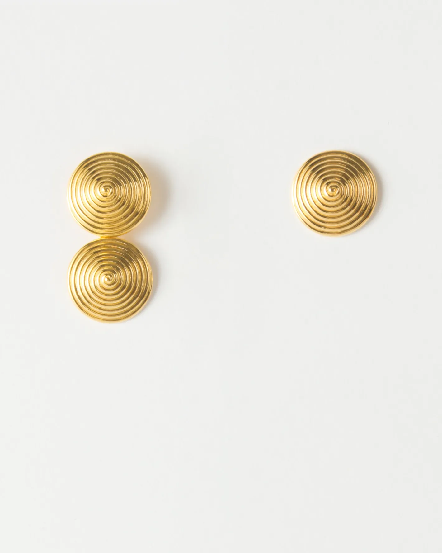 Fashion Asymmetric Spin Earrings Gold Plated Earrings