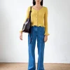 Hot Athena Trousers Organic Cotton Denim Blue Trousers | Denim