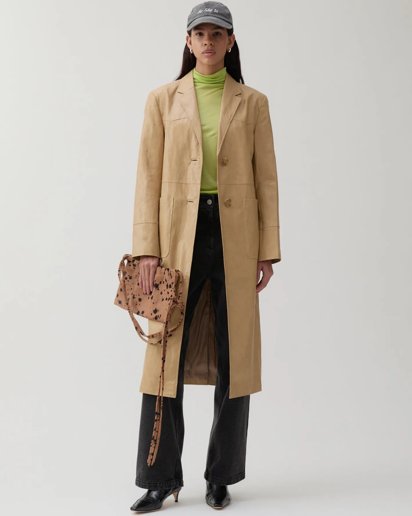 Best Atlas Coat Faux Leather Beige Coats | Coats