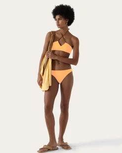 Best Ava Bikini Brief Orange Swimwear