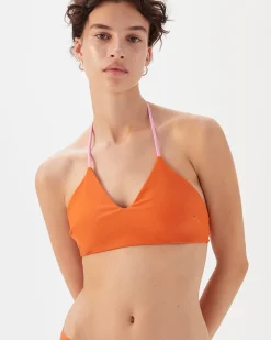 Fashion Ava Bikini Brief Recycled Nylon Paprika Swimwear