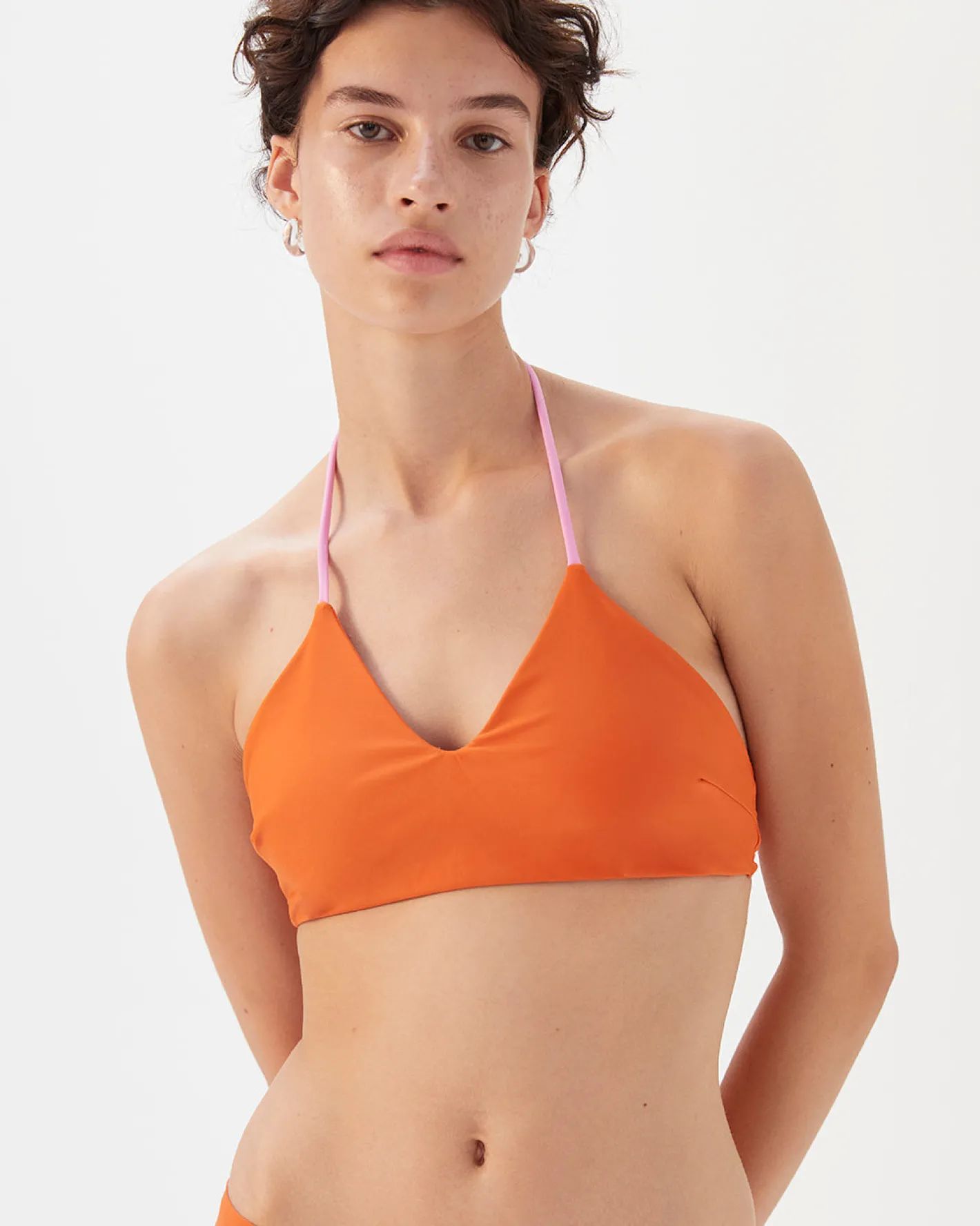 Fashion Ava Bikini Brief Recycled Nylon Paprika Swimwear
