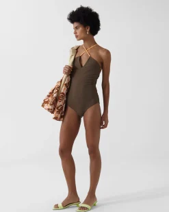 Sale Ava One-piece Chocolate Swimwear