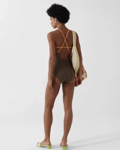 Sale Ava One-piece Chocolate Swimwear