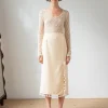 Sale Ayla Skirt Wool Blend Suiting Butter Skirts | Tailoring