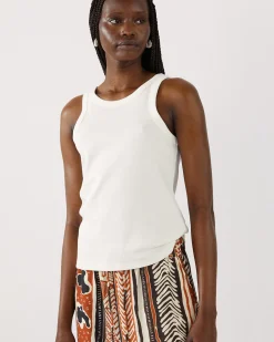 Best Bailey Tank Cotton Blend Jersey Off-White T-Shirts & Tanks | Clothing