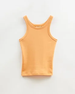 Discount Bailey Tank Cotton Blend Jersey Orange T-Shirts & Tanks | Clothing