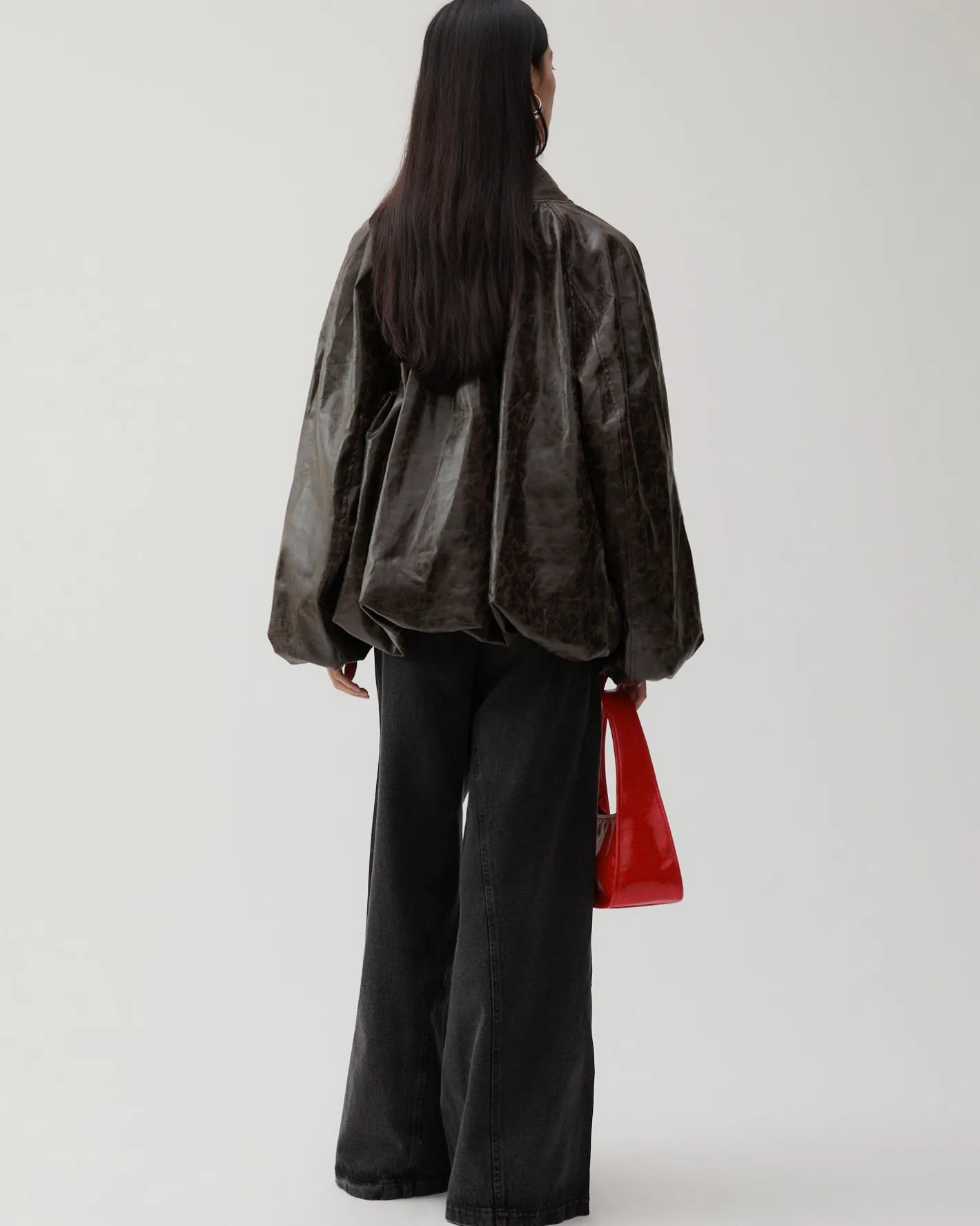 Online Becca Jacket Faux Leather Distressed Brown Jackets | Jackets