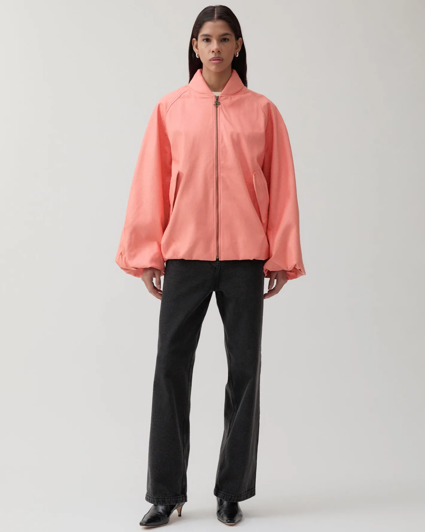 New Becca Jacket Faux Leather Pink Jackets | Jackets