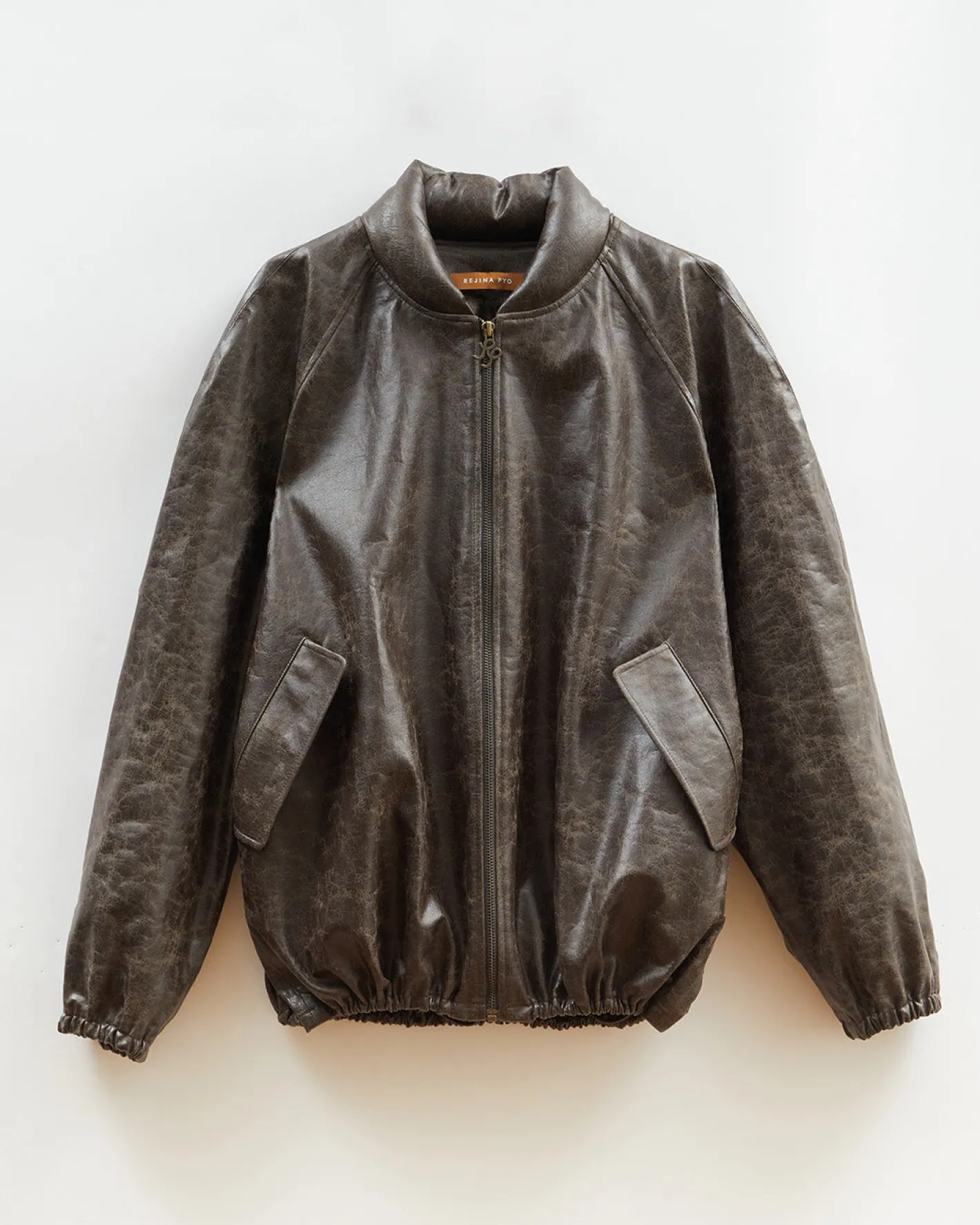 Online Becca Jacket Faux Leather Distressed Brown Jackets | Jackets