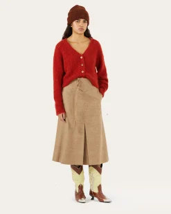 Sale Boone Skirt Alpaca Wool Blend Speckle Skirts | Tailoring