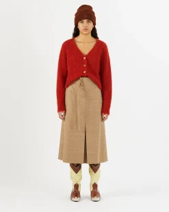 Sale Boone Skirt Alpaca Wool Blend Speckle Skirts | Tailoring