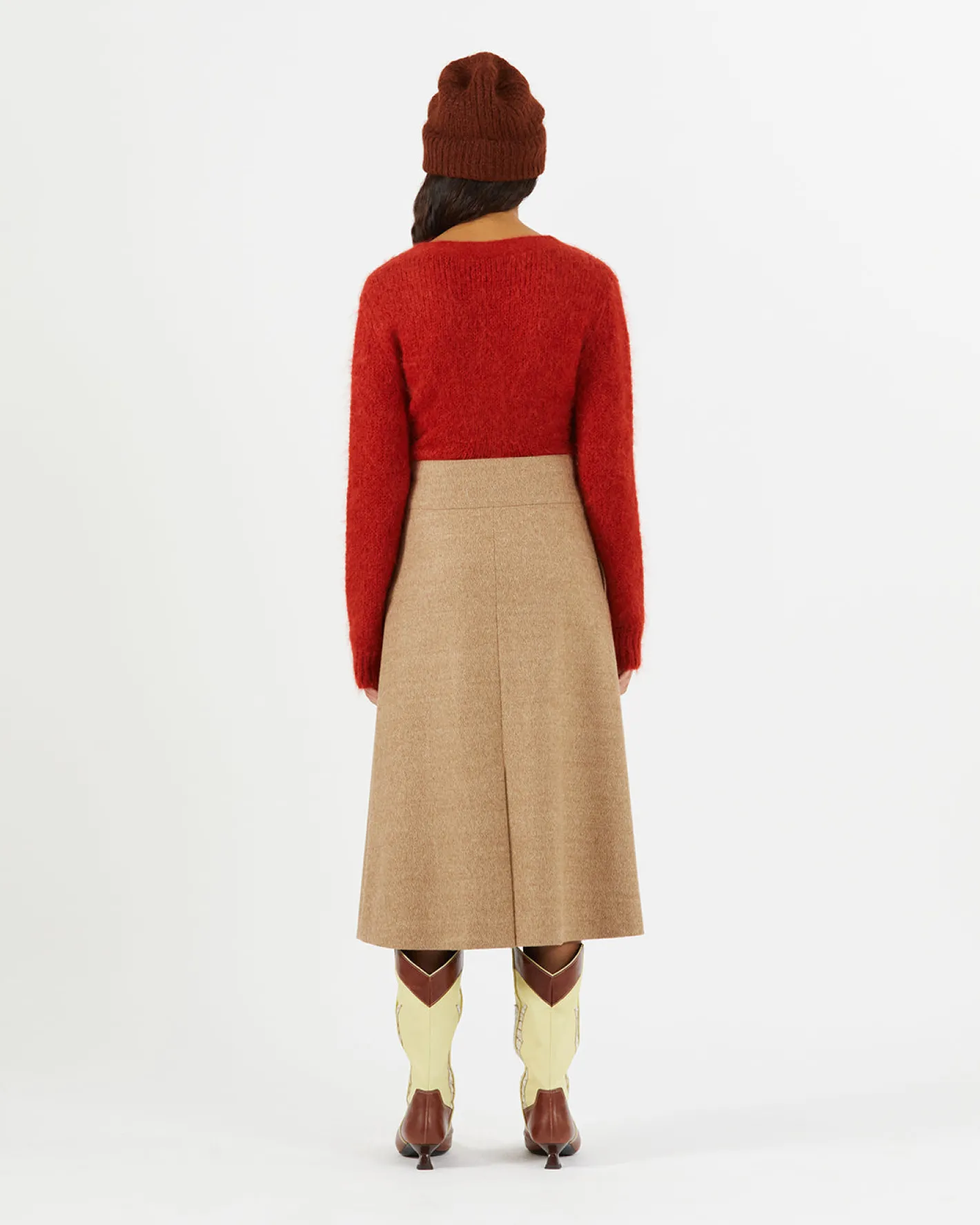Sale Boone Skirt Alpaca Wool Blend Speckle Skirts | Tailoring