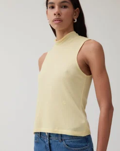 Online Bryn Top Tencel Yellow T-Shirts & Tanks | Clothing