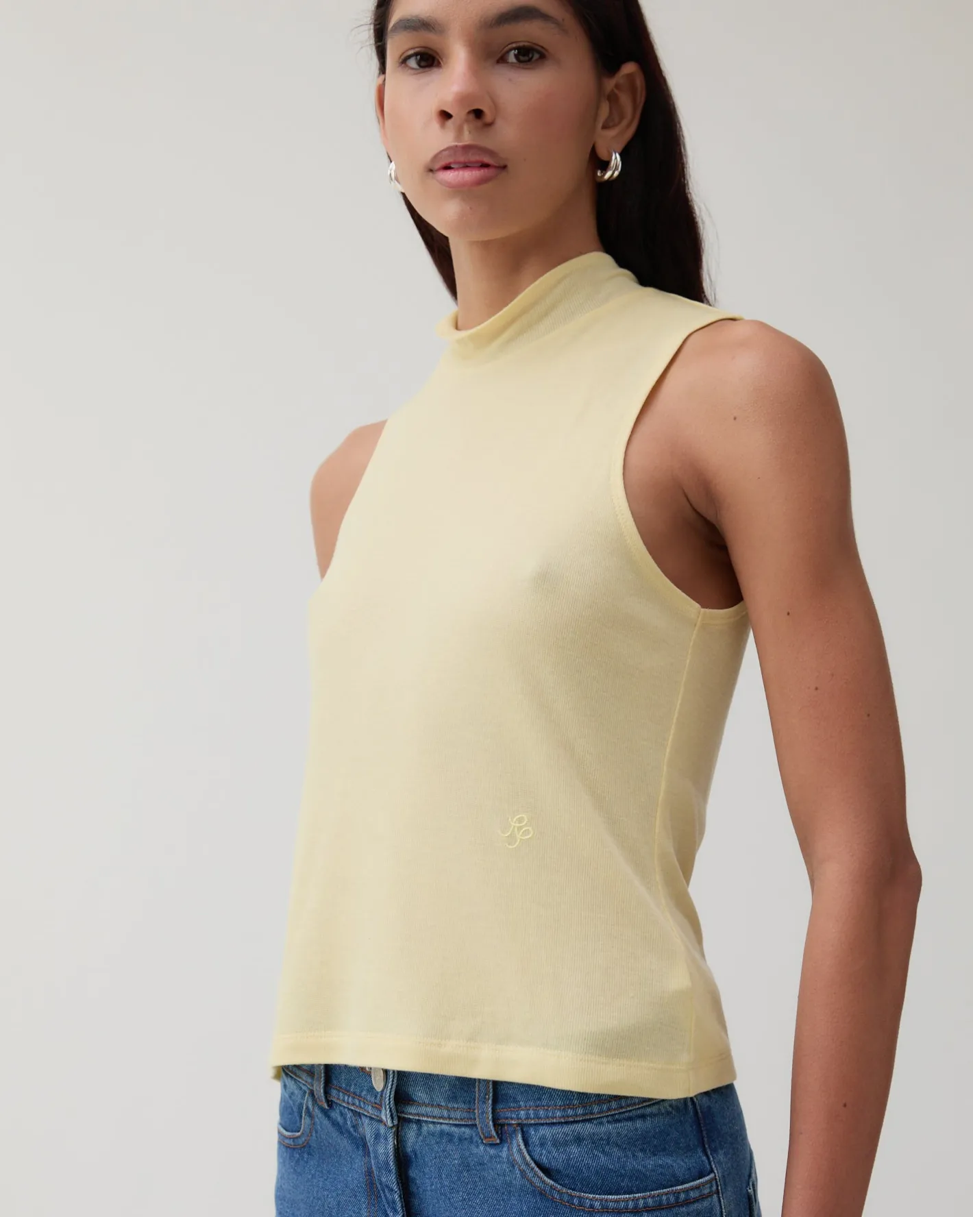 Online Bryn Top Tencel Yellow T-Shirts & Tanks | Clothing