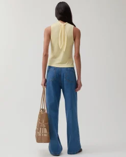 Online Bryn Top Tencel Yellow T-Shirts & Tanks | Clothing