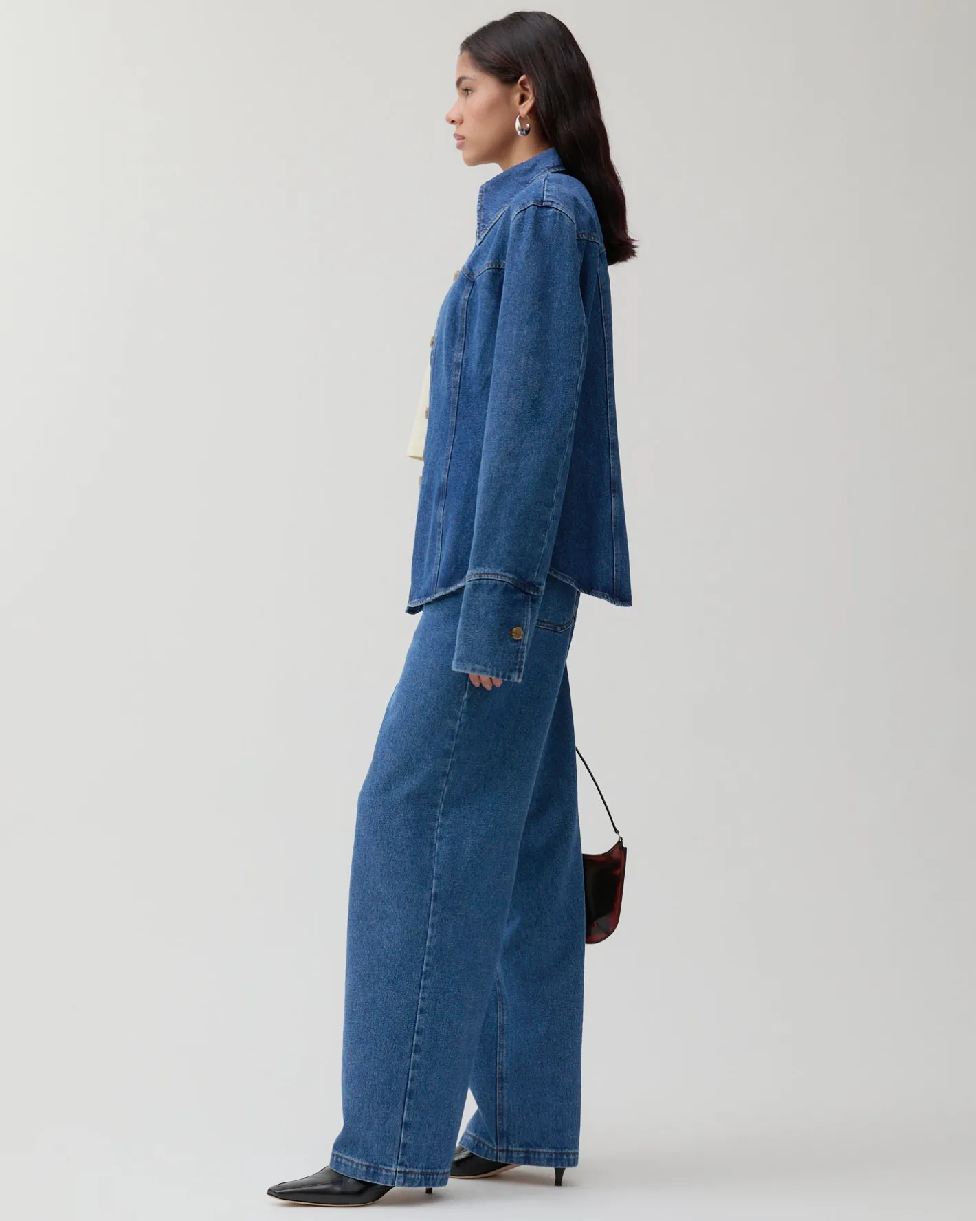 Online Camilla Shirt Organic Cotton Denim Blue Shirts & Blouses | Denim