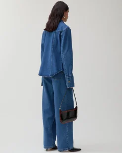 Online Camilla Shirt Organic Cotton Denim Blue Shirts & Blouses | Denim