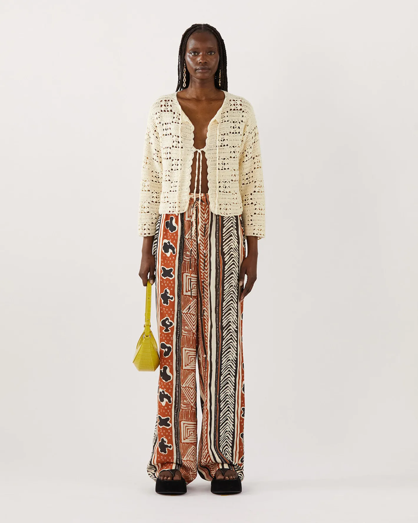 Fashion Caro Cardigan Organic Cotton Cream Knitwear | Clothing