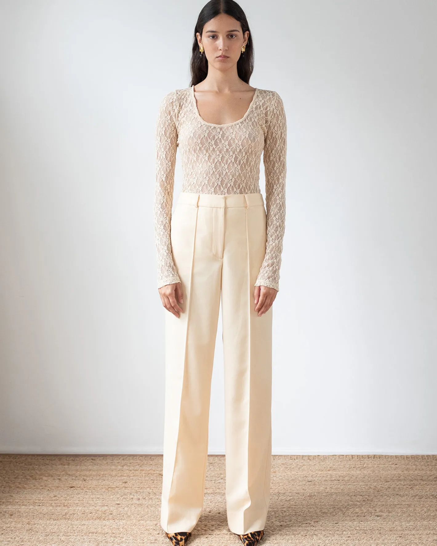 Online Cathy Trouser Wool Blend Suiting Butter Trousers | Tailoring