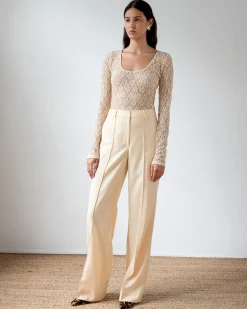 Online Cathy Trouser Wool Blend Suiting Butter Trousers | Tailoring