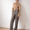 New Cathy Trousers Tencel Blend Grey Tailoring | Clothing