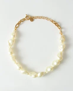 Best Chain Choker Glass Pearl Gold Necklaces