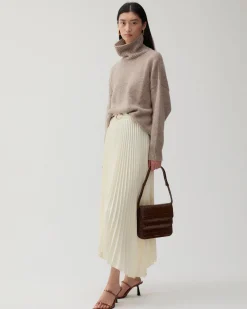 Clearance Claudia Sweater Chunky Alpaca Oat Knitwear | Clothing